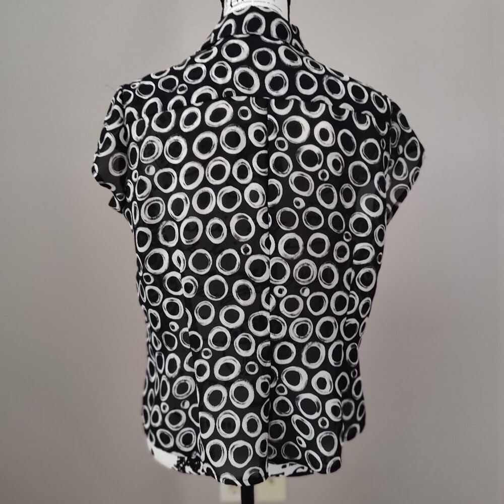 Studio by Liz Claiborne Button Front Blouse - Picture 3 of 5
